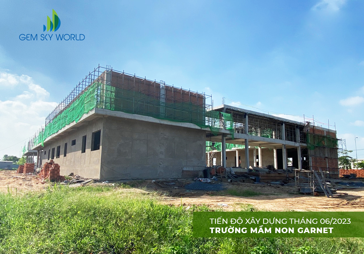TIẾN ĐỘ THI CÔNG GEM SKY WORLD THÁNG 06.2023